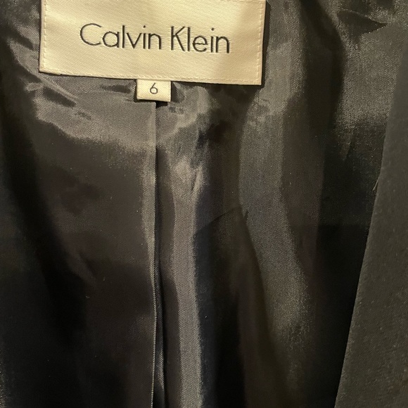 Like new Size 6 Calvin Klein black suit coat. Super soft! - Picture 2 of 3